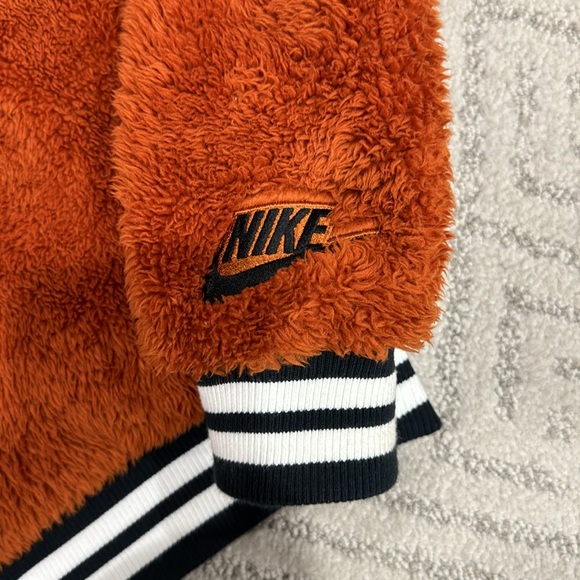 Nike Sherpa Bomber Retro Jacket-size S - Picture 2 of 8
